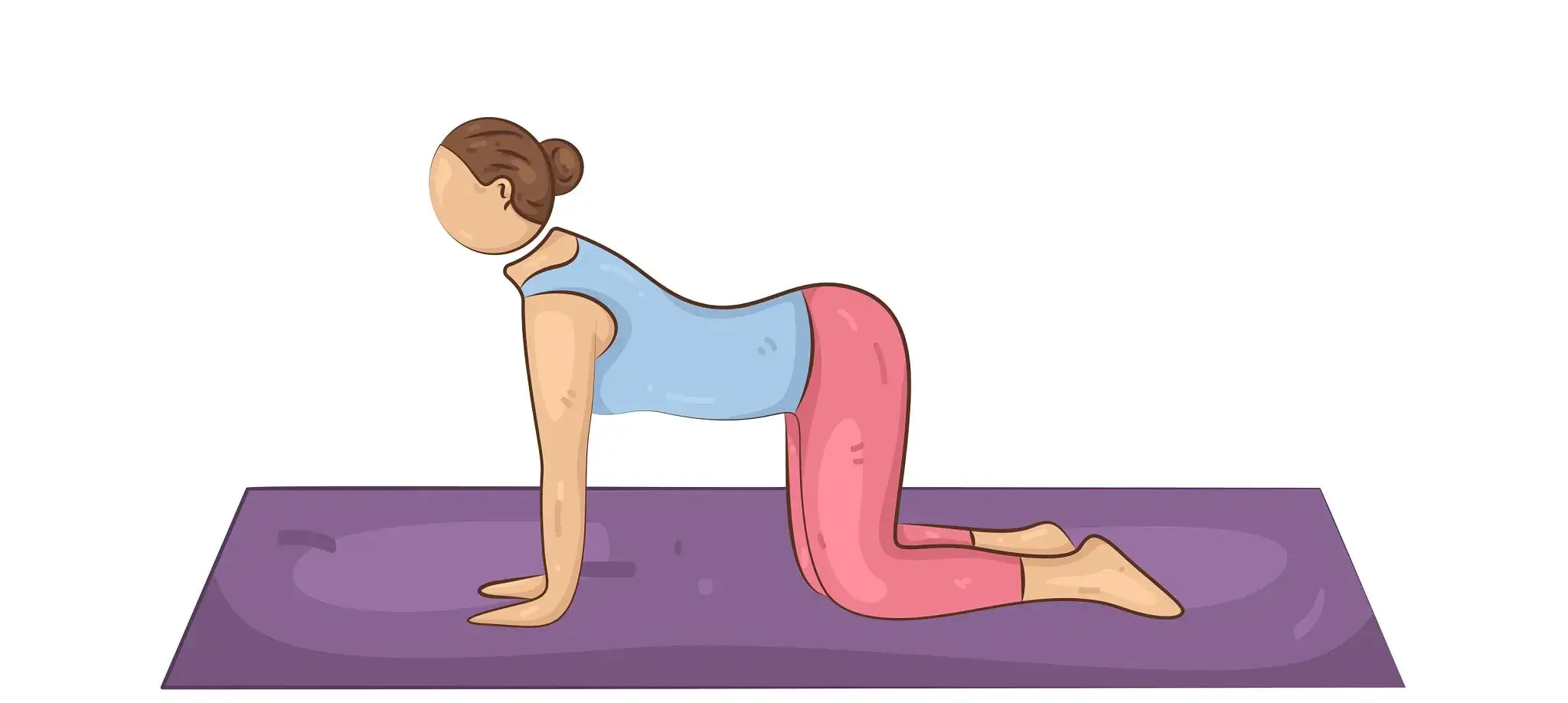 मार्जरीआसन-बिटिलासन (Cat-Cow Pose)