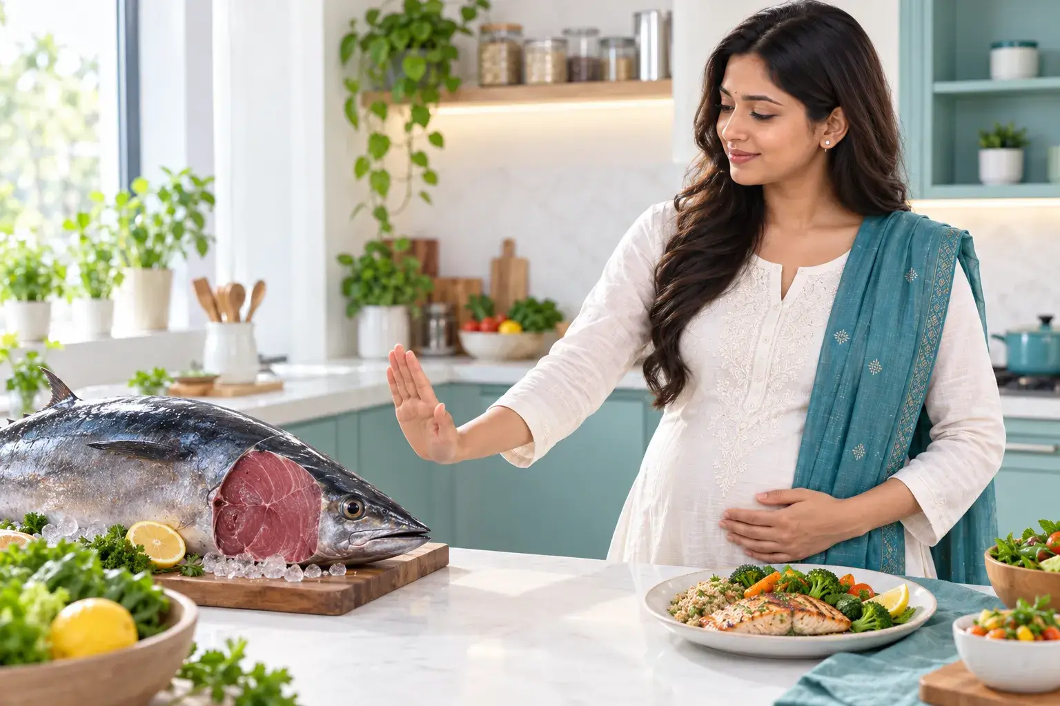 हाई-मर्करी वाली मछली (High-Mercury Fish
