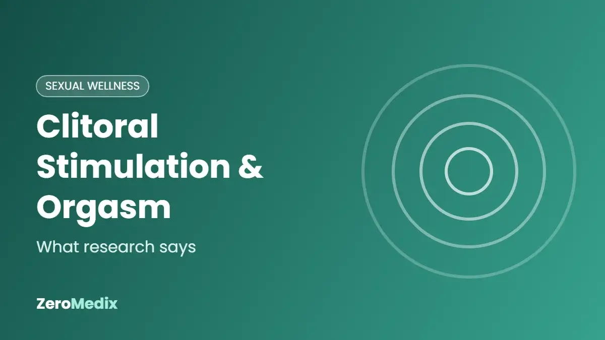 Clitoral stimulation and orgasm research - ZeroMedix